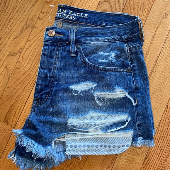 jean short bathing suit